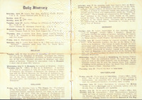 Tour to Europe pamphlet. thumbnail