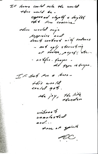 Diary entry by Patricia Whiting, Undated thumbnail