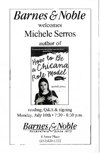 Barnes & Noble welcomes Michele Serros author of How to Be a Chicana Role Model thumbnail