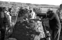 Gallegos farm, Horno construction 040 thumbnail