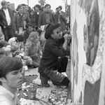 Peace mural under construction thumbnail