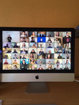 Sylvia Ruiz COVID-19 Photograph of Choir in Web Conference Gallery View thumbnail
