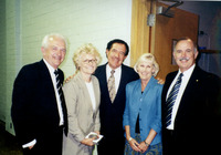 President J. Handel Evans, Carmen Smith, Jim Cochran, Ted Lucas thumbnail
