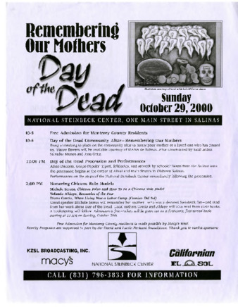 Remembering our Mothers Day of the Dead thumbnail