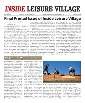 Inside Leisure Village Vol. 46 No. 3 thumbnail