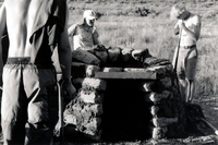 Gallegos farm, Adobe horno 112 thumbnail