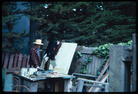 Rollin painting abstract canvas thumbnail