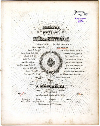 Sonates pour le piano de Louis van Beethoven ... op. 7. Sonate Es ... ; edites par J. Moscheles thumbnail