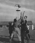 [Boys playing basketball at Granada incarceration camp] thumbnail