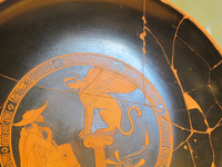 Attic red-figure kylix (cup) thumbnail