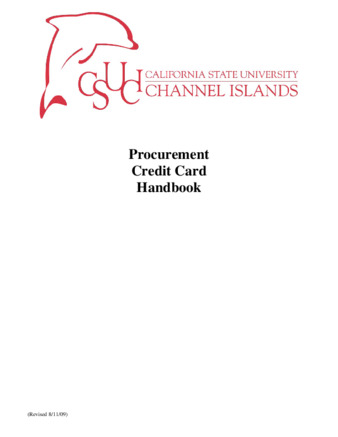 Procurement Credit Card Handbook thumbnail