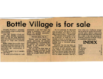 Bottle Village is for sale thumbnail