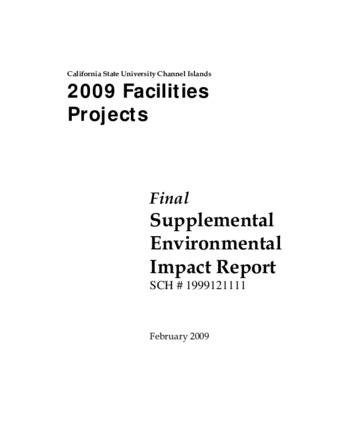 2009 Final Supplemental Environmental Impact Report thumbnail