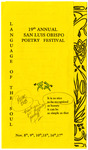 19th Annual San Luis Obispo Poetry Festival [cover] thumbnail