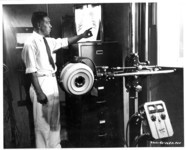 X-ray technician examining X-ray. thumbnail