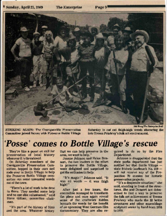 'Posse' comes to Bottle Village's rescue thumbnail