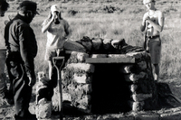 Gallegos farm, Adobe horno 113 thumbnail