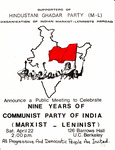 Nine years of Communist Party of India. thumbnail