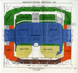 Democratic National Convention 1968 floor map thumbnail
