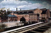Penny Postcard Image of Sugar Beet Factory, Oxnard, CA c. 1899 thumbnail