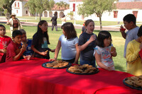 Students from University Preparation School at Goundbreaking Ceremonies for John Spoor Broome Library thumbnail