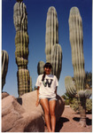 Michele Serros in the desert thumbnail