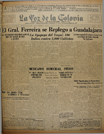 La Voz de la Colonia 24 Febrero 1927 thumbnail
