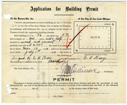 Application for Building Permit of J. W. Wilkinson's residence thumbnail