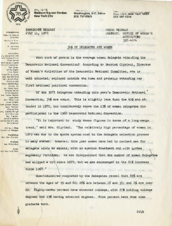 34% of Delegates are Women thumbnail