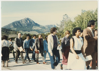 [Group marching on N. Perimeter Rd.?] thumbnail