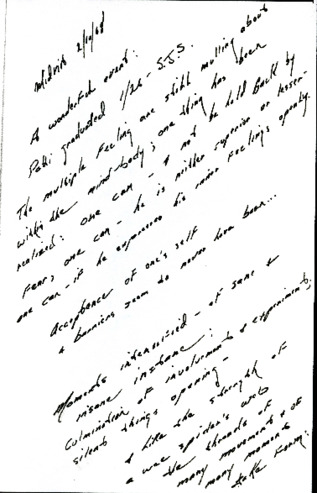 Diary entry by Patricia Whiting, February 10, 1968 thumbnail