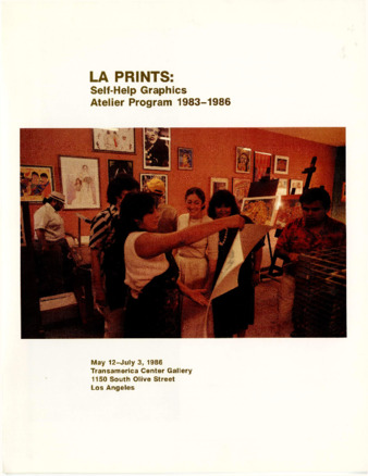 LA PRINTS: Self Help Graphics Atelier Program 1983-1986 Exhibition Catalogue thumbnail
