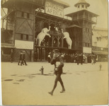Darkest Africa exhibit (African Village) on the Midway, side view thumbnail