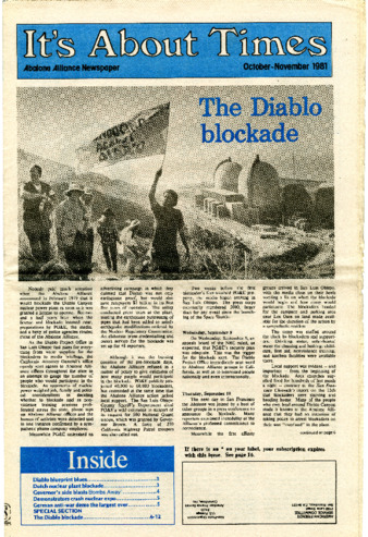It's About Times: Abalone Alliance Newspaper, October-November 1981 thumbnail