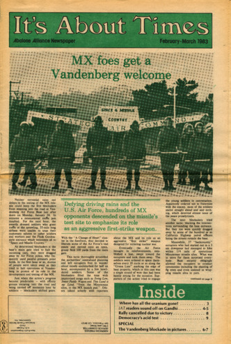 It's About Times: Abalone Alliance Newspaper, February-March 1983 thumbnail