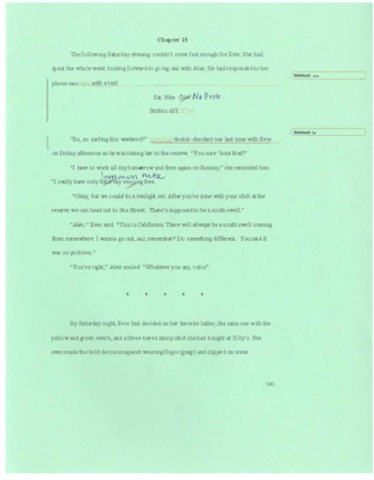 Rough draft of Honey Blonde Chica by Michele Serros thumbnail