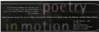 The Getty Research Institute Poetry in Motion thumbnail