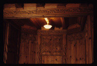 Wyntoon, Angel House, interior, wood tracery, Suppo thumbnail