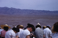 Students at the remains of Lake Manly in Titus Canyon thumbnail