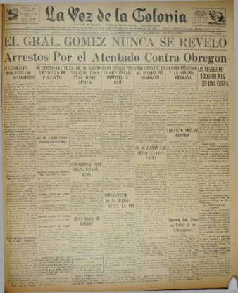 La Voz de la Colonia 17 De Noviembre 1927 thumbnail