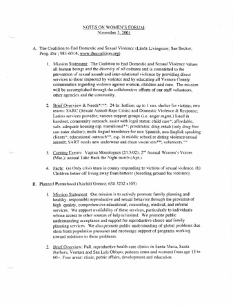 Notes on Women's Forum thumbnail