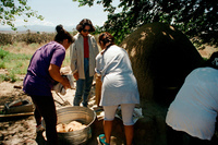 Montoya farm, Community horno baking 031 thumbnail