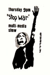 Thursday 9pm "stop war" multi-media show thumbnail
