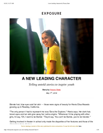 A new leading character thumbnail