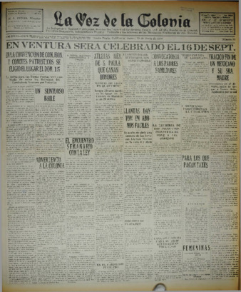 La Voz de La Colonia 19 de junio de 1930 thumbnail