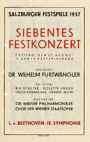 Seventh festival concert, Friday, August 27, 1937, by Vienna Philharmonic thumbnail