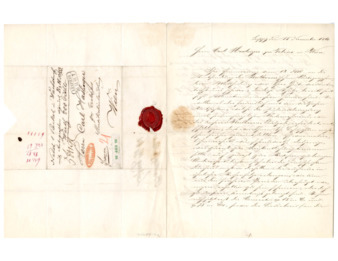 Autograph letter signed from Breitkopf & Härtel to Carl Haslinger, Nov. 15, 1861 thumbnail