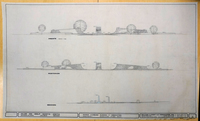 Club de Golf Santa Anita, Guadalajara, Jalisco, Mexico, frente, posterior, seccion, drawing 2 thumbnail