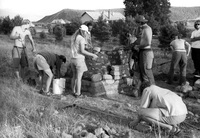 Gallegos farm, Horno construction 081 thumbnail