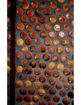 Orange Bottles Embedded in a Structure at Bottle Village #2 thumbnail